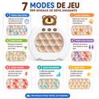 Console de Jeu Électronique Fast Push™ – Jeu de Réflexe Pop It Interactif 999 Niveaux – 7 Modes