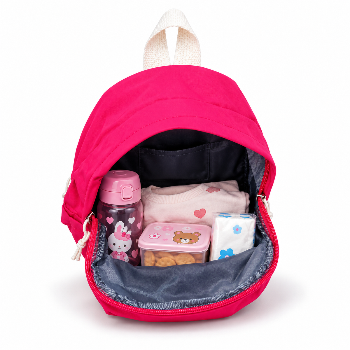 Sac à Dos Crèche & Maternelle Mickey Rose Fuchsia avec Jambes 3D – 30 × 23 × 10 cm