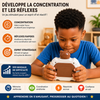 Console de Jeu Électronique Fast Push™ – Jeu de Réflexe Pop It Interactif 999 Niveaux – 7 Modes