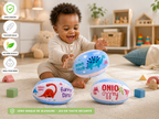 Lot de 3 Ballons Souples Dinosaure pour Bébé et Enfant – Jeu Sensoriel et Motricité