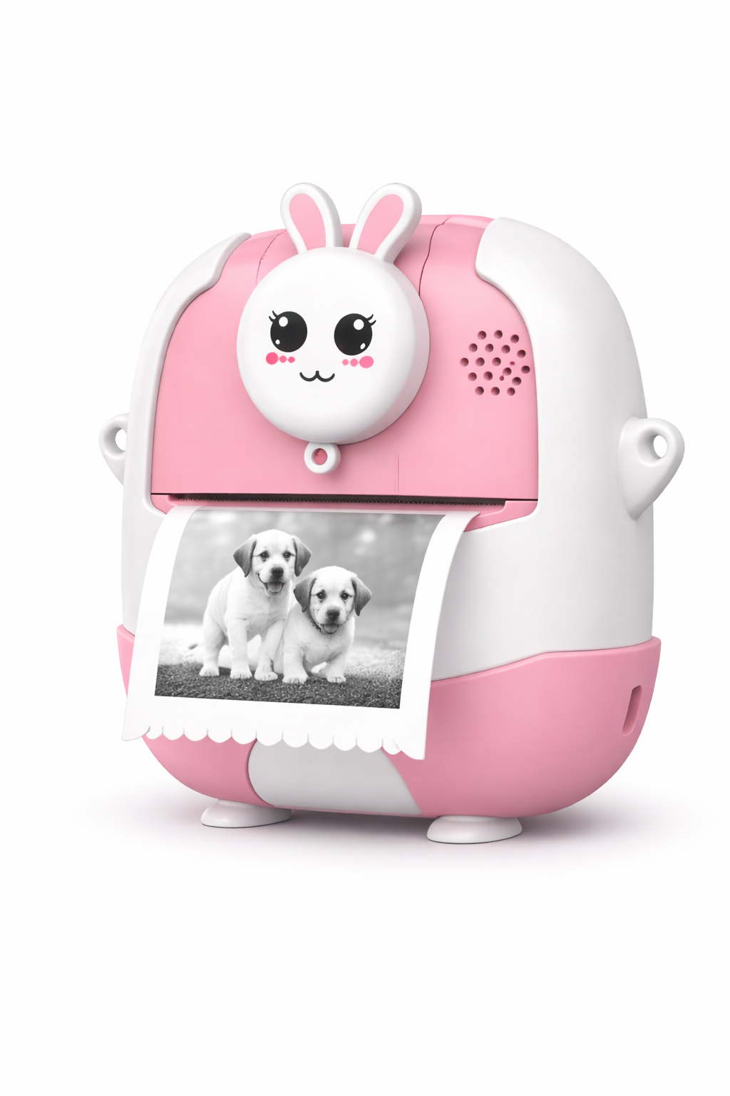 Appareil Photo Instantané Enfant – Caméra HD 2.0” avec Impression Thermique – Carte 32GB Incluse – Rose
