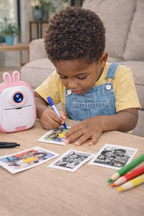 Appareil Photo Instantané Enfant avec Impression Thermique – Caméra HD 1080 P Double Objectif – Carte 32 GB Incluse
