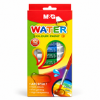 Peinture Aquarelle M&G 12 Couleurs en Tubes 5 ml – Kit Créatif Enfant