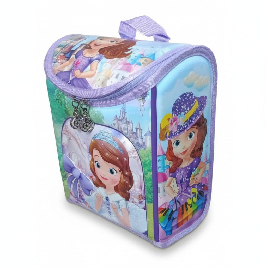 Sac à Dos Pliable Maternelle Princesse - Violet – 25 × 22 × 12 cm