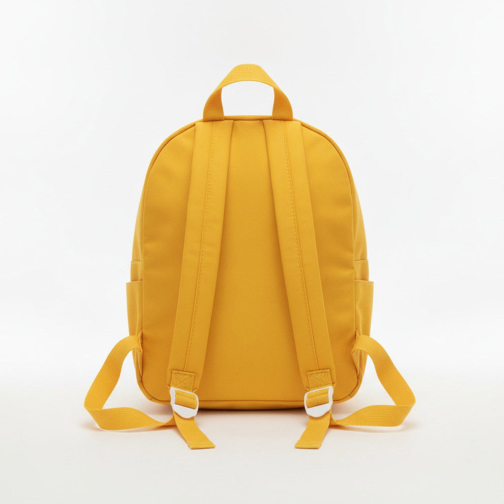 Sac à Dos Maternelle Mickey Jaune avec Poche Transparente – 35 × 25 × 12 cm